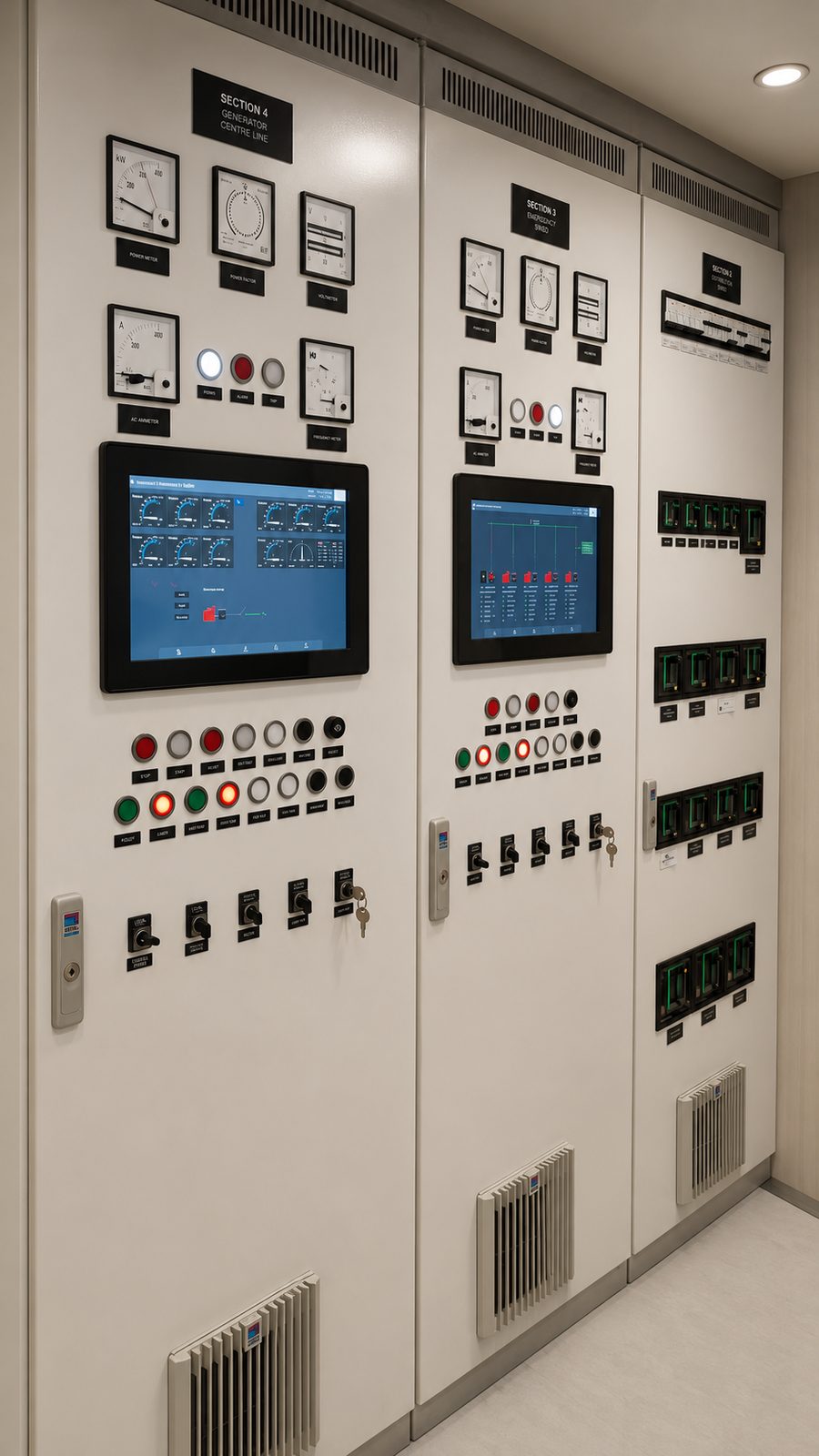 Low-voltage main switchboard